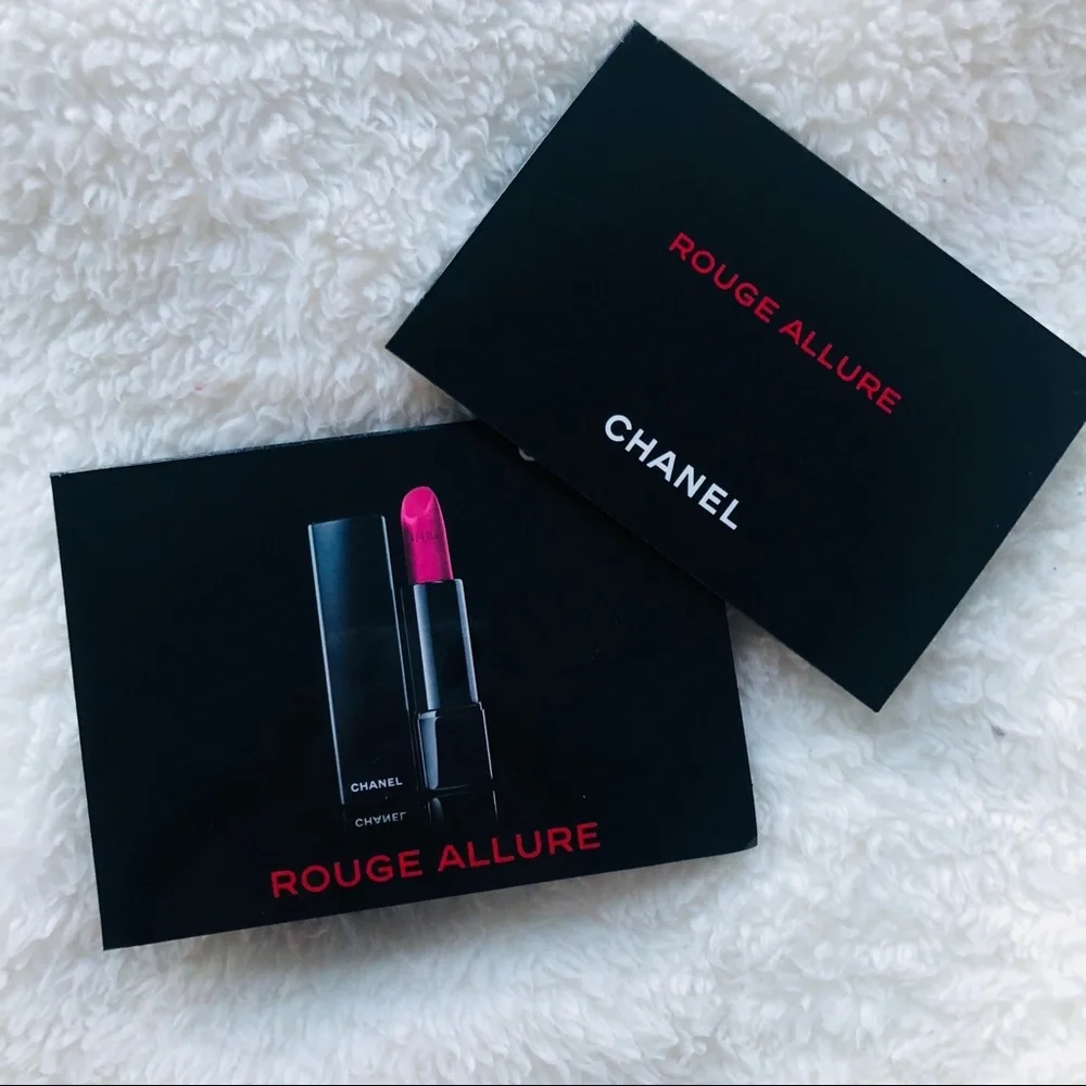 Chanel rouge allure 5 shades+applicator Sample